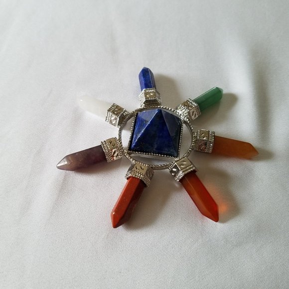 🕉️7-Chakra Crystal Natural Gemstone (Obsidian) Energy Generator🕉️ - Picture 2 of 4